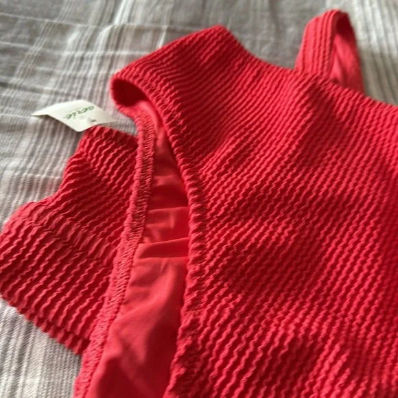 Aerie Red Textured Bikini Set - Picture 5 of 6